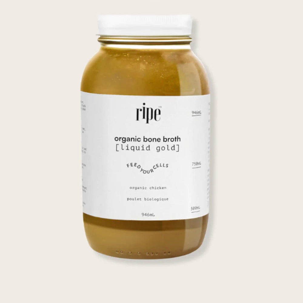 RIPE Bone Broth (4 options) SPECIAL Soma Vegan Mushroom Broth $9.99