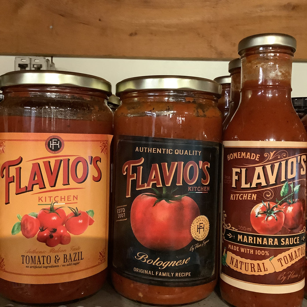 Flavio's Tomato Sauces (3 options)