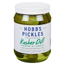 Hobbs Kosher Pickles  1L (3 options)