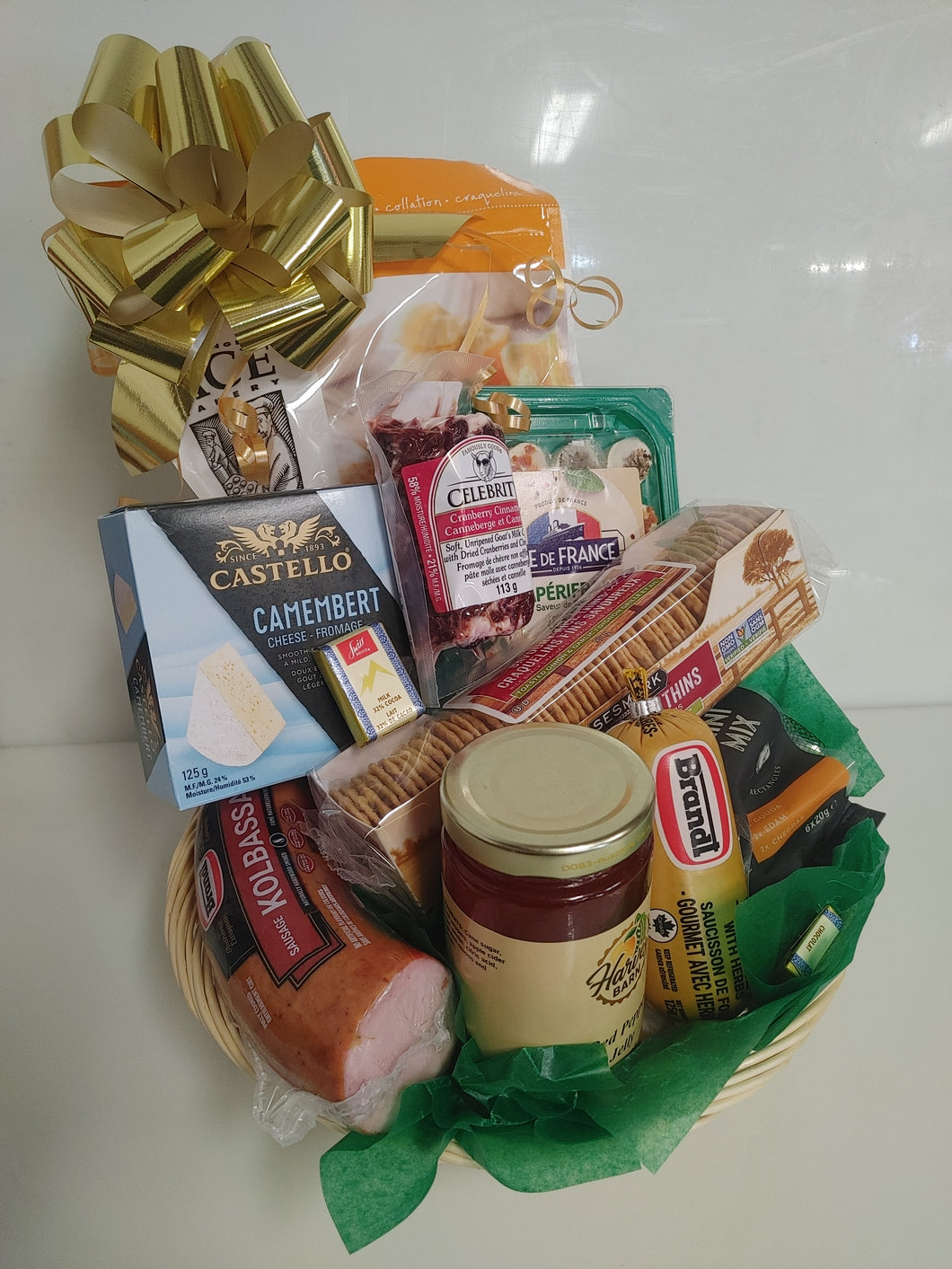 Meat Cheese & Cracker Basket