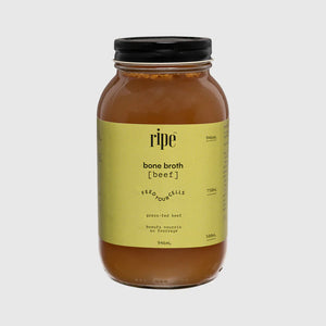 RIPE Bone Broth (4 options) SPECIAL Soma Vegan Mushroom Broth $9.99