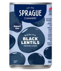 Sprague Black Lentils 284ml