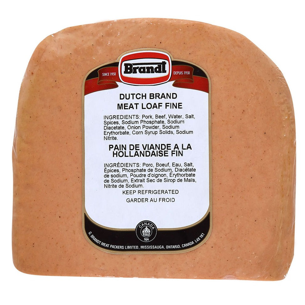 Fine Dutch Loaf - Deli Sliced (0.25lb pkg.) *PRODUCT OF CANADA*