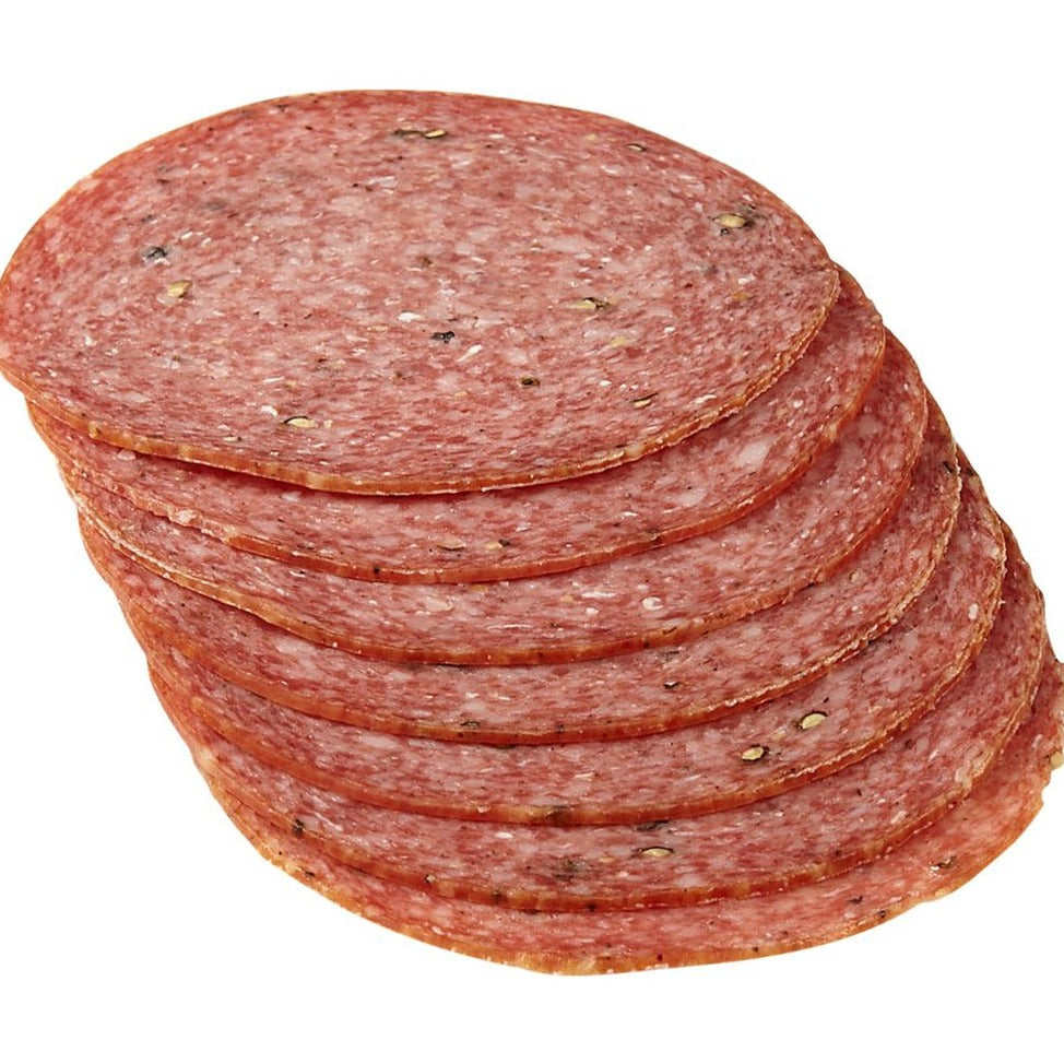 Denninger's Peppercorn Salami - Deli Sliced (0.25lb pkg.)  *PRODUCT OF ONTARIO*