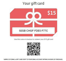 Load image into Gallery viewer, E-Gift Card for Online Shopping [7 options]
