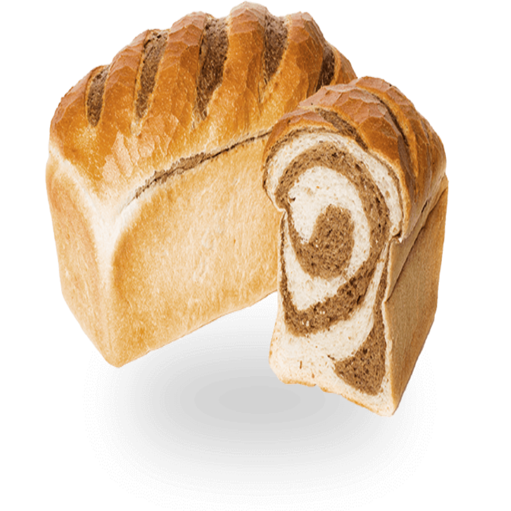 Marble Rye Bread Loaf