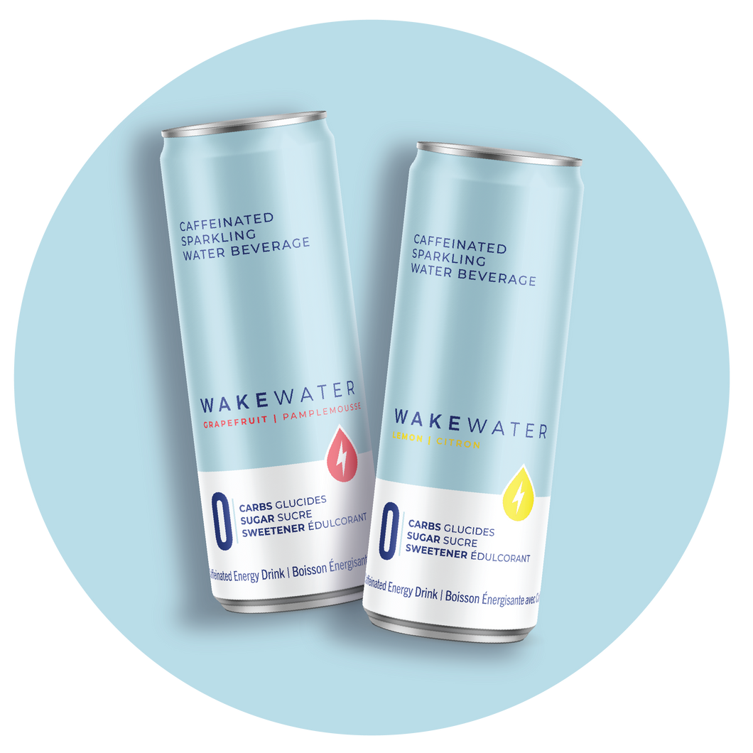WakeWater - Caffeinated Sparkling Water {5 options}